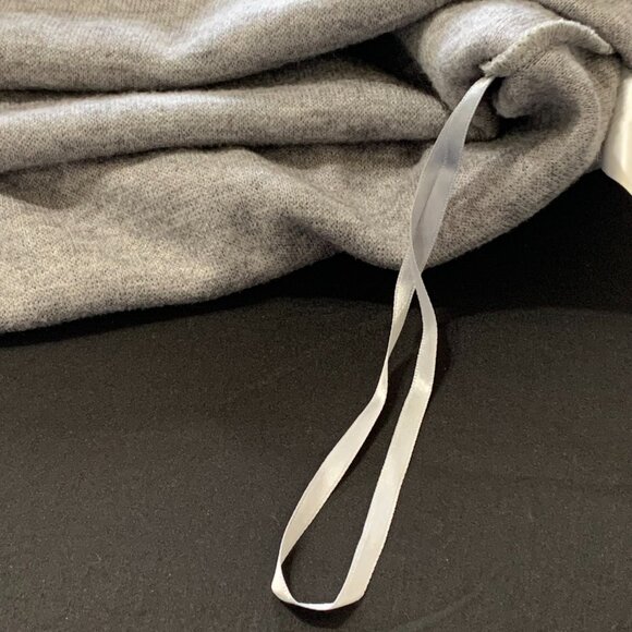 NWT. WHBM Long Sleeve Silver Sweater. Glittery. Off Shoulder. Women. Size XL - Picture 12 of 15